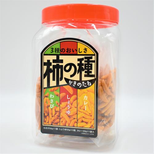 Ikoi Kaki no Tane 3 Kinds Assorted Pot