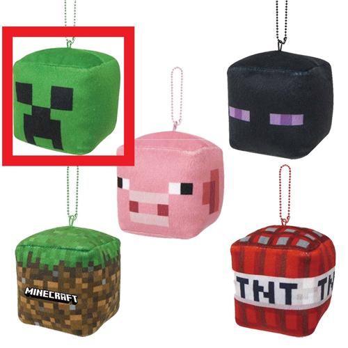 【A.クリーパー】マインクラフト キューブボールチェーンマスコット　