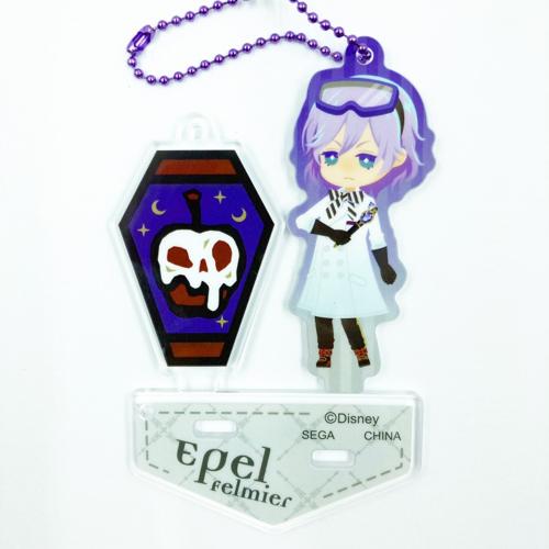 【K.エペル・フェルミエ】ディズニー ツイステッドワンダーランド デフォルメキャラクター 実験着アクリルスタンドチャームVol.1