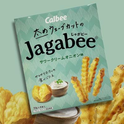 カルビー太めウェーブカットのJagabeeBIGBOX　※賞味期限 2022.02.28