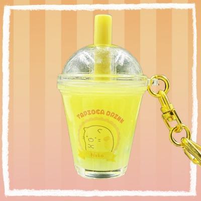 【Qタピオカキーホルダー.・ねこ】すみっコぐらし ミニクレーンアソート4