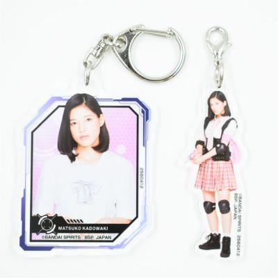 【C.門脇松子】ガールガンレディ 2連アクリルプレートキーホルダー