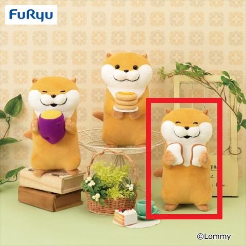 【C.食パン】可愛い嘘のカワウソ いっぱいもぐもぐぬいぐるみ