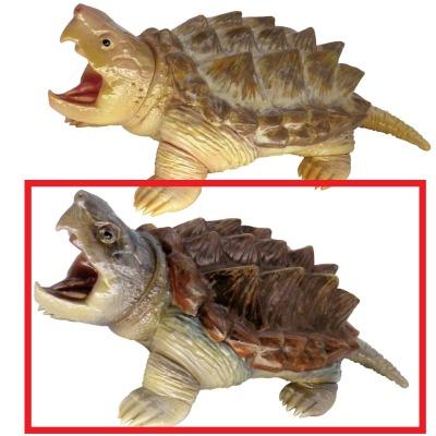 [A. Brown]Alligator snapping turtle BIG soft vinyl figure