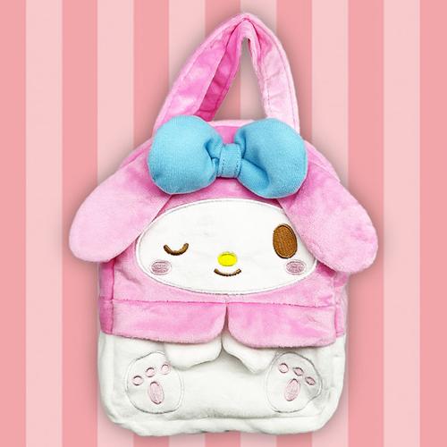 【C.マイメロディ】サンリオキャラクターズウインクふわふわバッグ