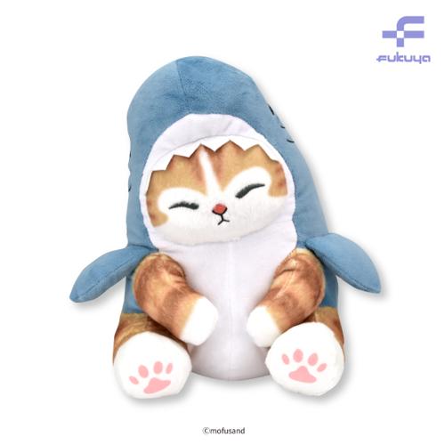 Amazon.co.jp: mofusand 海の生き物にゃん BIGぬいぐるみ2 サメ