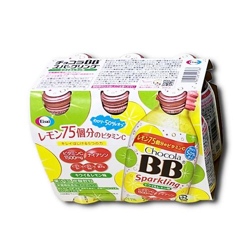 【キウイ＆レモン】チョコラＢＢスパークリング６Ｐ ※賞味期限2025.12.18