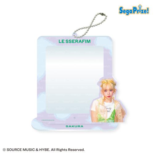 【SAKURA】LE SSERAFIM ’CRAZY’ プラチナムザッカ スタンド付プリクラケース