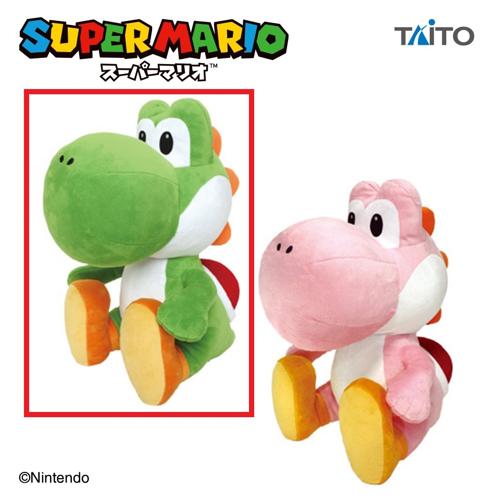 【グリーン】スーパーマリオ 特大サイズぬいぐるみ おすわりヨッシー