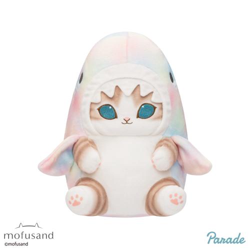 【パステルマーブル】mofusand パステルサメにゃんBIGぬいぐるみ