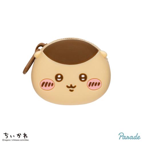【くりまんじゅう】ちいかわ おかおミニシリコンポーチ