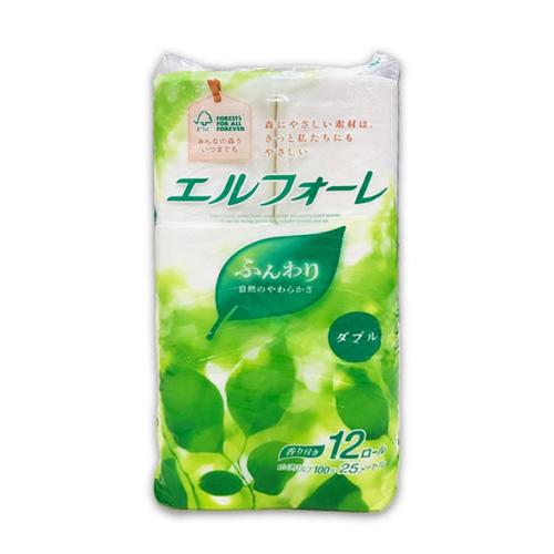 エルフォーレ トイレットティシュー１２ロール ダブル