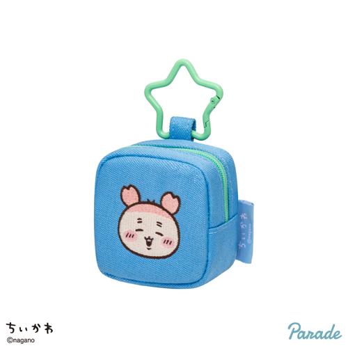 【古本屋】ちいかわ カラビナつき刺繍スクエアミニポーチ