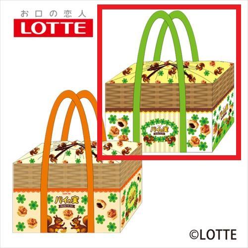 【グリーン】ロッテ パイの実 保温保冷レジカゴバッグ