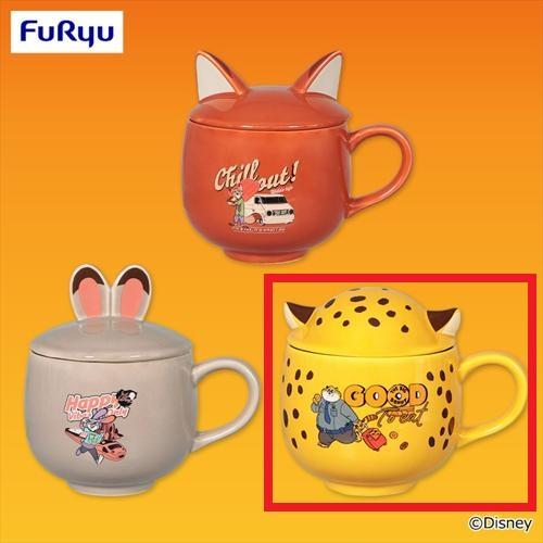 【クロウハウザー】ズートピア ふた付きマグカップ