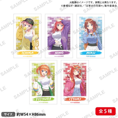 五等分の花嫁 『オリジナルフォト風カード』(全5種・ランダム)