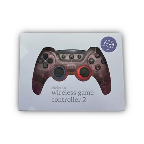 【ピンク】クリアワイヤレスコントローラー