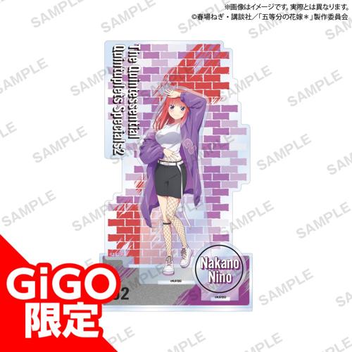【中野二乃】五等分の花嫁＊ ビッグアクリルジオラマアクリルフィギュア ストリートパーカー ver.～GiGO限定～