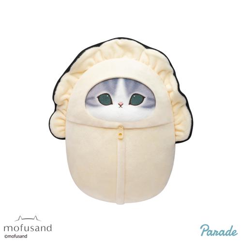 【灰色ハチワレ】mofusand カキにゃんBIGぬいぐるみ
