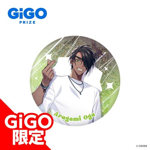 【荒咬オウガ】ホロスターズ ホログラム缶バッジ ～GiGOグループのお店限定～