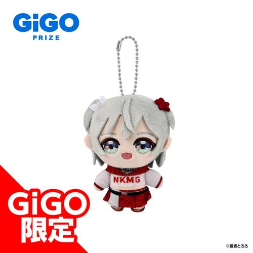 【赤白】猫麦とろろ ぬいぐるみマスコット～GiGO限定～