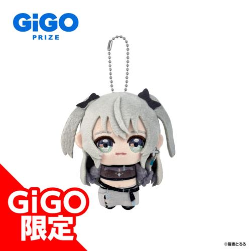 【黒銀】猫麦とろろ ぬいぐるみマスコット～GiGO限定～