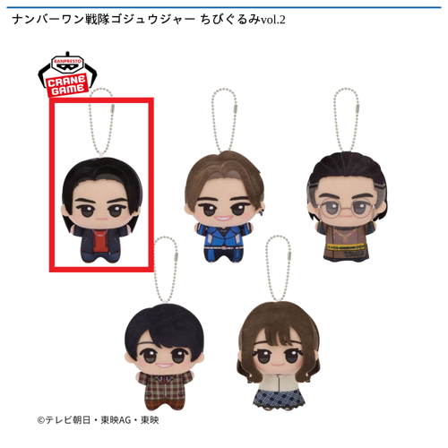 【遠野吠】ナンバーワン戦隊ゴジュウジャー ちびぐるみvol.2