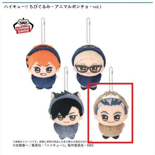 【木兎 光太郎】ハイキュー！！ ちびぐるみ～アニマルポンチョ～vol.1