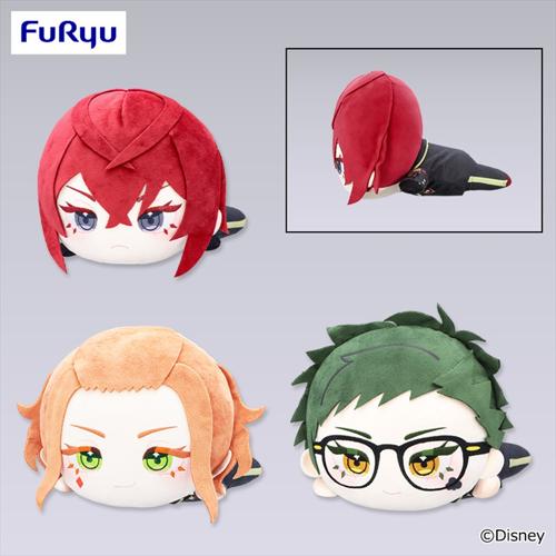 ディズニー ツイステッドワンダーランド ザ アニメーション 寝そべりBIGぬいぐるみ～リドル・ケイト・トレイ～