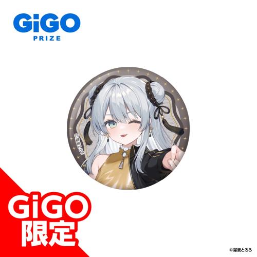 ★【等身黒金】猫麦とろろ 缶バッジ～GiGO限定～