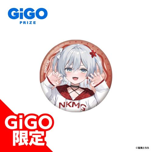 ★【等身赤白】猫麦とろろ 缶バッジ～GiGO限定～