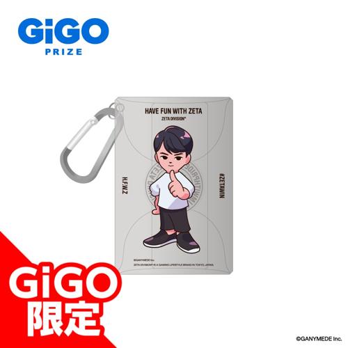【Laz】ZETA DIVISION HAVE FUN WITH ZETA カラビナ付きクリアポーチ～GiGOグループのお店限定～