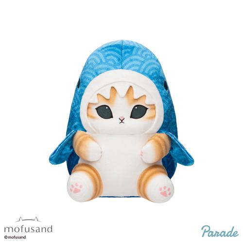 【青藍】mofusand サメにゃん～和～ BIGぬいぐるみ