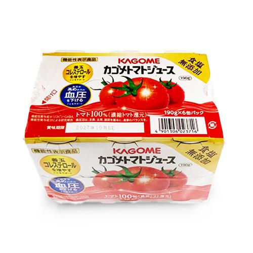 【食塩無添加6缶セット】カゴメ トマトジュース ※賞味期限2027.9.30