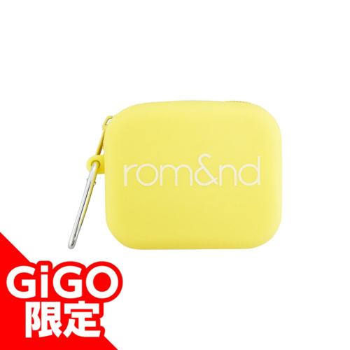 【イエロー】rom&nd シリコンポーチ ～GiGOグループのお店限定～