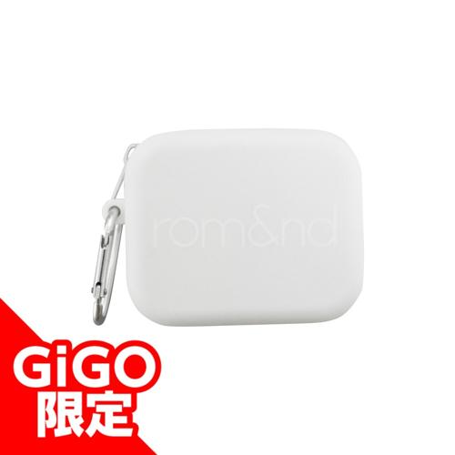 【ホワイト】rom&nd シリコンポーチ ～GiGOグループのお店限定～