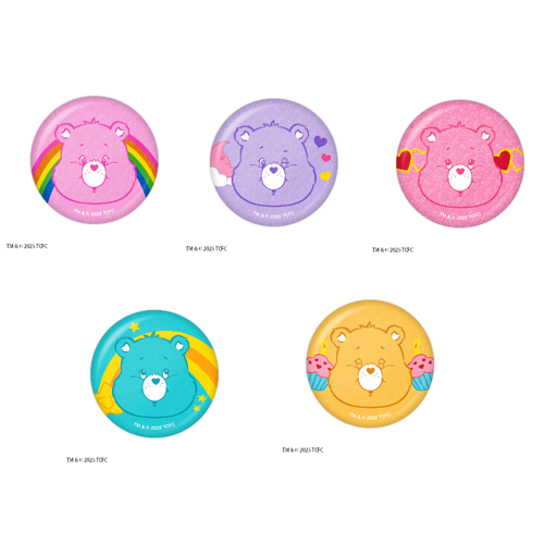 ケアベア 『缶バッジ ホロ』(全5種・ランダム)