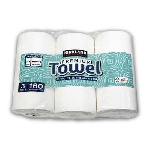 【3ロール】カークランドシグネチャー ペーパータオル