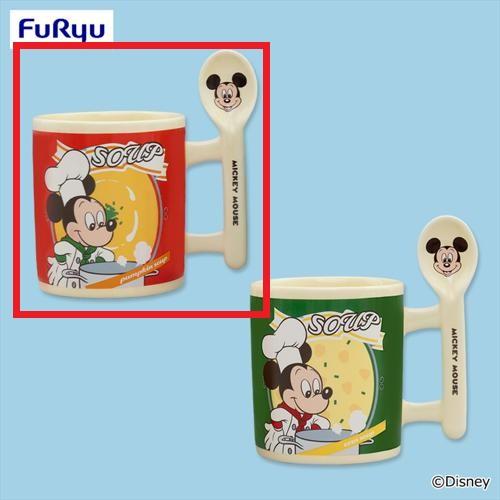 【レッド】ミッキーマウス Pop Pop Supermarket！ スープ缶風マグカップ