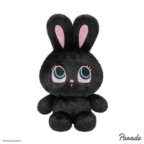 【ブラックバニー】foxy illustrations てのひらエンジェルぬいぐるみ～数社限定～