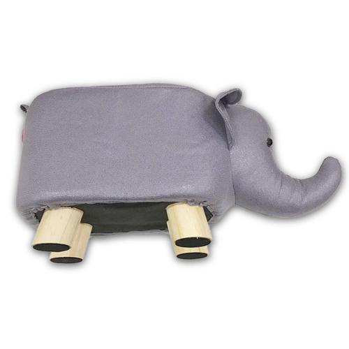 【ゾウ(グレー)】アニマルスツール(S)2