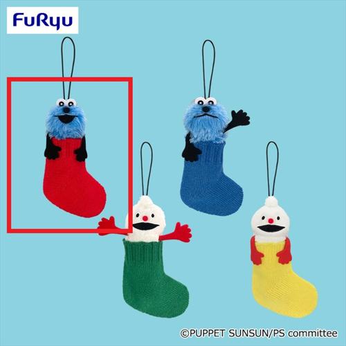 【レッド】パペットスンスン すっぽりソックスマスコット