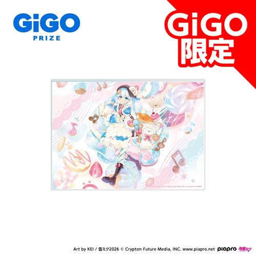 【Art by KEI】SNOW MIKU 2026 アクリルボード～GiGO限定～