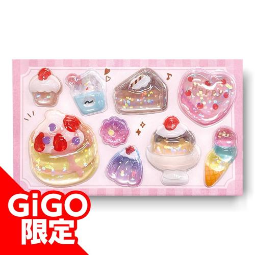 【スイーツ】ひといきいれましょうるちゅるシールmini～GiGO限定～