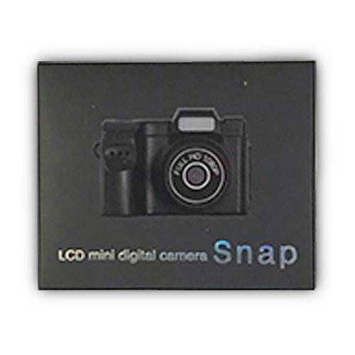 【ブラック】液晶付きミニデジタルカメラ Snap