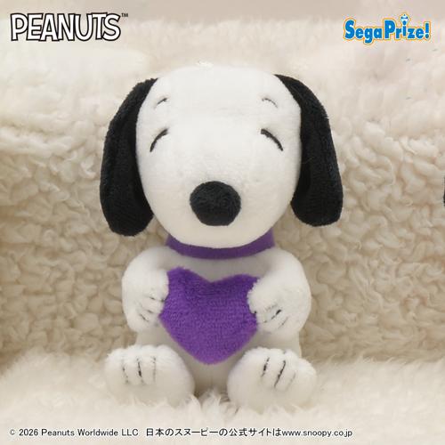 【パープル】SNOOPY マスコット ～ハート～