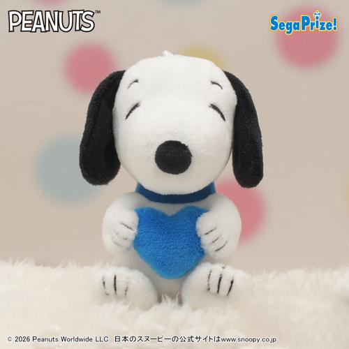【ブルー】SNOOPY マスコット ～ハート～