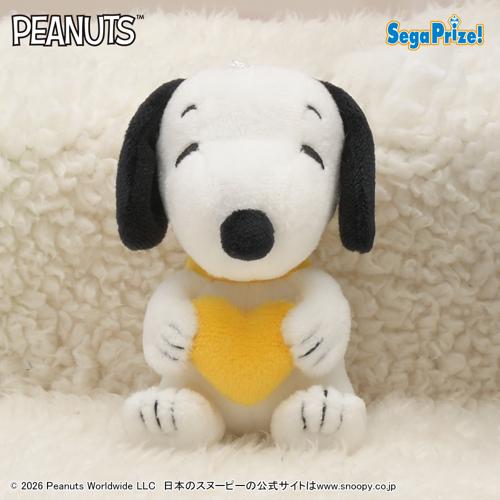【イエロー】SNOOPY マスコット ～ハート～