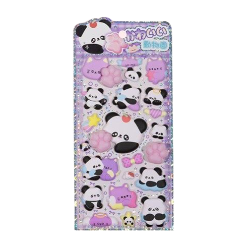 【パンダ×ネコ】パンダぷるぷる肉球おしりシール