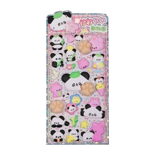 【パンダ×うさぎ】パンダぷるぷる肉球おしりシール